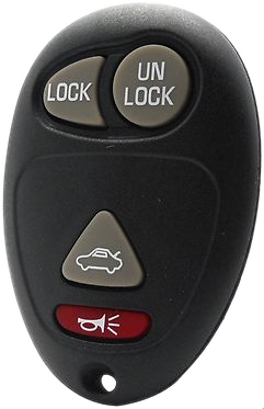 Buick 4 Button Remote Shell